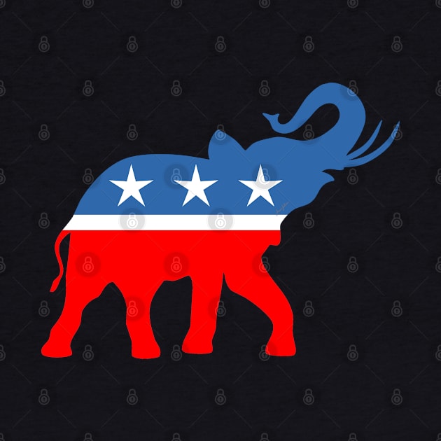 Republicans Elephant Vector 2 by Ratherkool